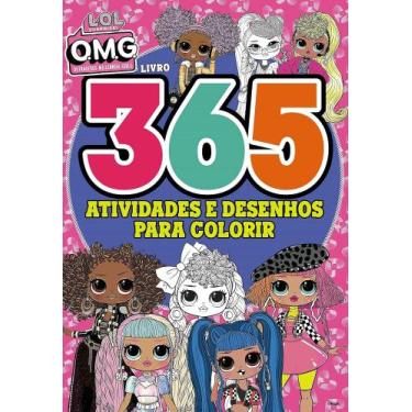 Imagem de Livro - LOL Surprise OMG Livro 365 Atividades e Desenhos para Colorir 