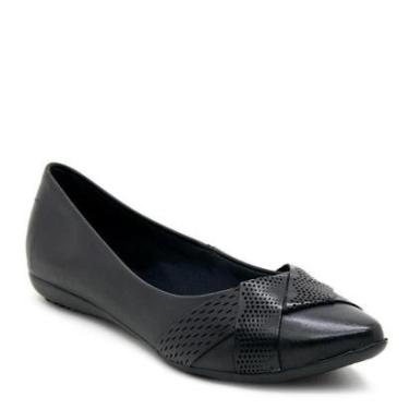 Imagem de Sapatilha Bico Fino Feminina Bottero 353307 Preta-Feminino