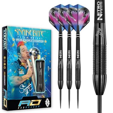 Imagem de Red Dragon Peter Wright Snakebite 3 Preto: 22 g - 90% dardos de aço de tungstênio com voos, eixos