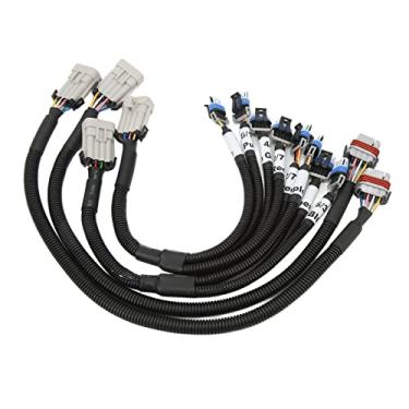 Imagem de Generic Kit de Bobina de Ignição ABS de Alto Desempenho à Prova de Calor para LSX LS6 LS1, Chicote de Bobina Durável para SMALL BLOCK V8, Adequado para Caminhões, LS BASEADO, Pacote de 4 Chicotes