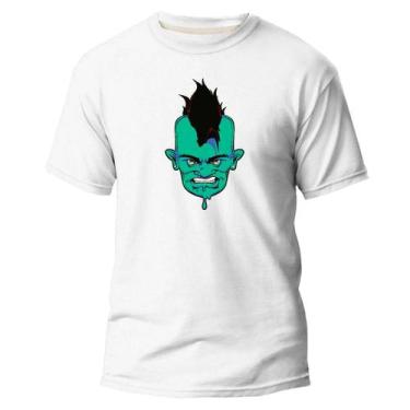 Imagem de  Camiseta Basica Algodão Premium Estampa Digital Zumbi Verde - Pavesi,
