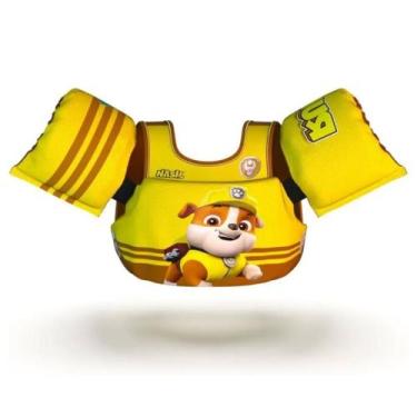 Imagem de Boia Infantil Colete Salva Vidas Patrulha Canina Rubble