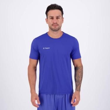 Imagem de Camiseta Topper Performance Poliamida Azul, GG