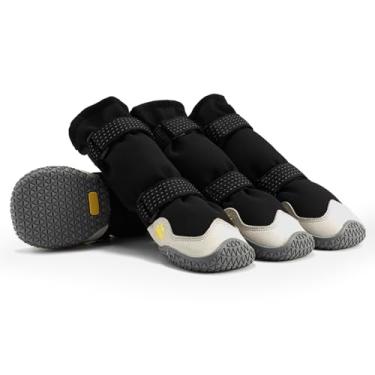 Imagem de Botas para Cães Protetor de Pés Respiráveis Calçadas Quentes Dias Neve Inverno com Cinto Reflexivo Estabilidade Tração Atividades Internas Caminhada Acampamento Trilha