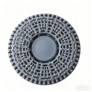 Imagem de Coletor de cabelo para ralo de chuveiro, protetor de ralo de silicone e capa de ralo de chuveiro, para chuveiros e banheiros (preto)