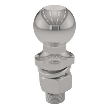 Imagem de CURT Bola de engate de reboque de aço inoxidável 40053, 2,7 kg, 5 cm de diâmetro, 1 haste de 5,8 cm