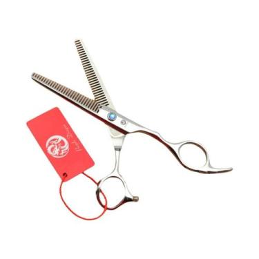 Imagem de Tesoura Profissional De Cabeleireiro Purple Dragon 55 6 Polegadas 440C