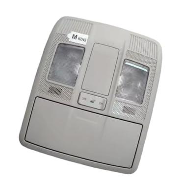 Imagem de Riloer Conjunto de luzes de leitura com lâmpada de halogêneo suspensa (sem interruptor de claraboia) console suspenso, compatível com Mazda CX-5 KE KF 2012-2021, substitui KA5E-69-970, KD4769970, bege