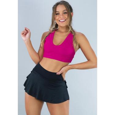 Imagem de Short Saia MVB Modas Tapa Bumbum   Fitness   Feminino-Feminino