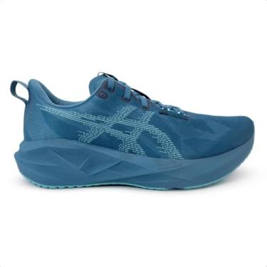 Imagem de ASICS NOVABLAST 5 Tênis de corrida masculino, Winter Sea Stillwater, 42