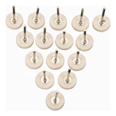 Imagem de Kit Acessórios Disco Corte - 02 Unidades De Escova De Feltro - Ghc Ace