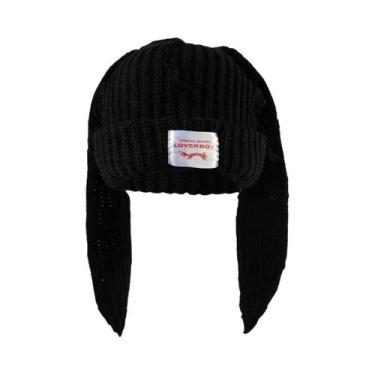 Imagem de Gorro De Inverno Tricotado Para Mulheres E Homens, Marca De Luxo, Boni