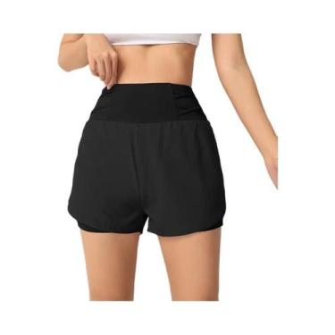 Imagem de Novo 2024 shorts de treino de ginásio das mulheres com bolso feminino 