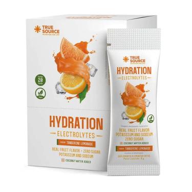 Imagem de Hydration Electrolytes - 20 Sachês 5g Tangerine Lemonade - True Source-Masculino
