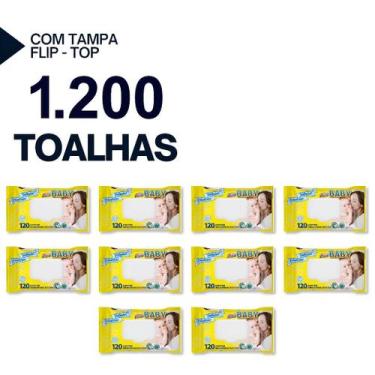 Imagem de Kit 10 Toalhinhas Umedecidas Use It