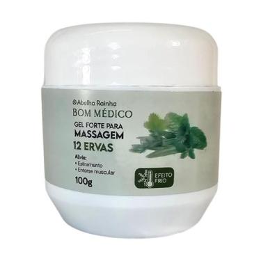 Imagem de Gel Forte Relaxante Para Massagem 12 Ervas Bom Médico Abelha Rainha 10