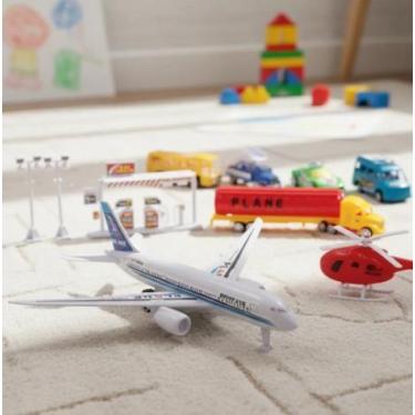 Imagem de Kit 2 Aviões Fricção Veículos Aeroporto de Brinquedo - Pica Pau