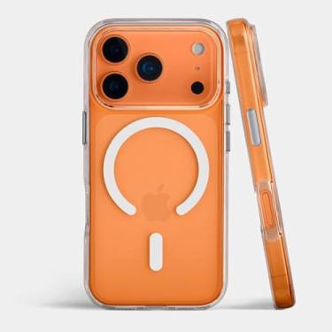 Imagem de Capa Capinha Case Magnética para Iphone - Carregamento por Indução - Transparente - Anti Impacto (iPhone 17 Pro)