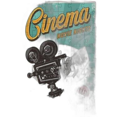 Imagem de Quebra-Cabeça Inclusivo 300 Peças Cinema Que Encanta E