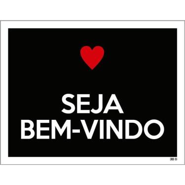 Imagem de Kit 3 Placas Decorativa - Seja Bem Vindo