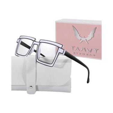 Imagem de Óculos De Sol Femininos Oversize Quadrados Para Ciclismo, Lentes Trans