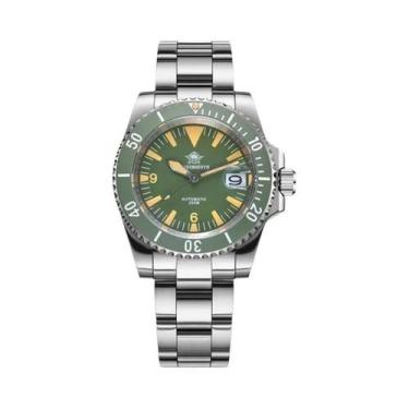 Imagem de Relógio De Mergulho Automático De Luxo Masculino 200M À Prova d'Água C