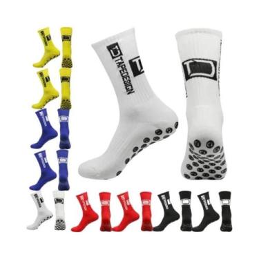 Imagem de Meias Esportivas Masculinas E Femininas Antiderrapantes Até a Panturri