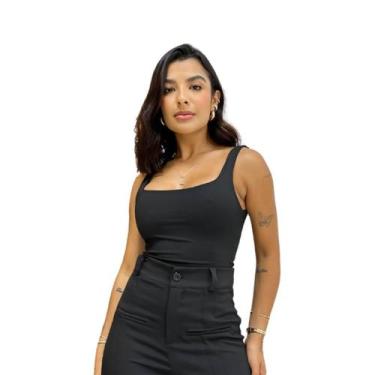 Imagem de Body Tecido duplo em poliamida Lunii Cor:BrancoTamanho:G, Branco, G