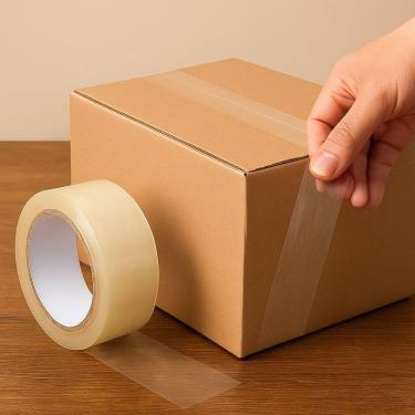 Imagem de Fita Adesiva 3m 48mm X 50m E 45mm X 100m – Vedação Firme E Durável Para Embalagens E Escritórios 50m