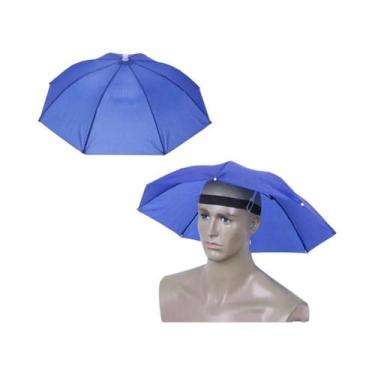 Imagem de Chapéu De Pesca Portátil Unissex, Guarda-Chuva Anti-Chuva, Boné Para E