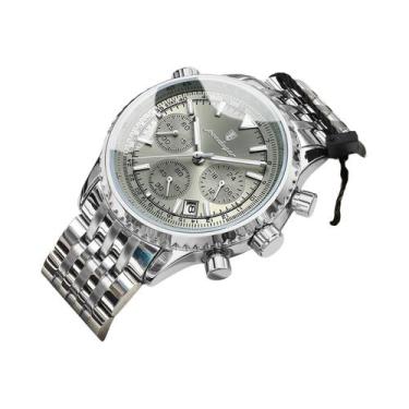 Imagem de Relógio Militar Masculino À Prova d'Água Com Data Luminosa E Cronógraf