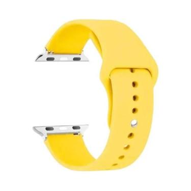 Imagem de Pulseira De Silicone Para Apple Watch Série 7 6 5 4 3 SE 8 Ultra 38mm 