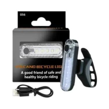 Imagem de Lanterna De Bicicleta Recarregável USB-C À Prova d'Água, Lâmpada De Ad