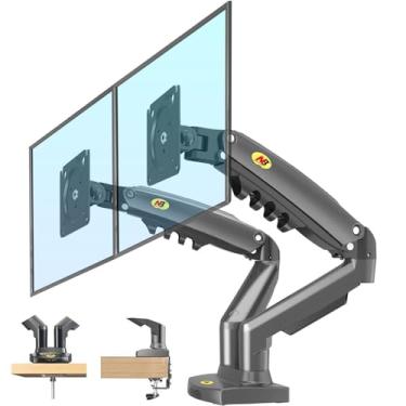 Imagem de PIX Suporte 2 Monitores 17 a 27 Articulado com Pistão a Gás F160 NB