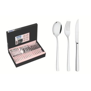 Imagem de Faqueiro Tramontina Berlin Inox Facas para Churrasco 36 Peças