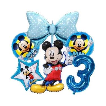 Imagem de Conjunto De Balões Mickey E Minnie Para Menina E Menino, Decoração De 