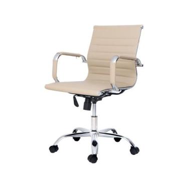 Imagem de Cadeira Eames Esteirinha Presidente Ergonômica Média Stripes Home Offi