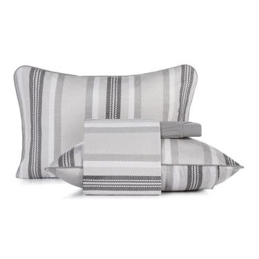 Imagem de Jogo De Cama Queen 4 Peças Altenburg Malha Fio Penteado Miragem