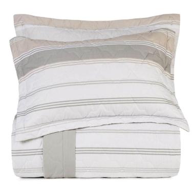 Imagem de Jogo De Colcha Queen Altenburg Algodão Lux 200 Fios Riviera