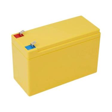 Imagem de Caixa De Bateria ABS 12V 7Ah Para 18 Células 650 Com 3x7 Fitas De Níqu