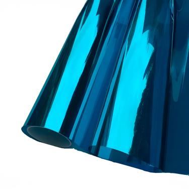 Imagem de Película Insulfilm Autocolante Azul Espelhado 60cmx3m