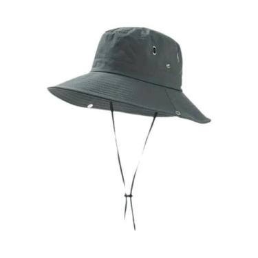 Imagem de Chapéu De Pescador Unissex Impermeável Com Proteção UV E Malha Respirá