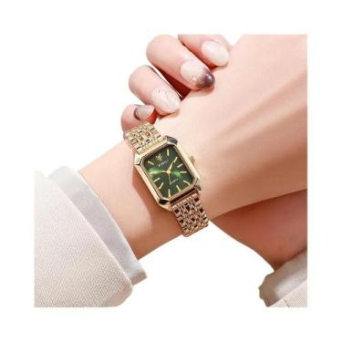 Imagem de Relógio De Pulso Feminino De Luxo Em Aço Inoxidável Com Quartzo, Moda 