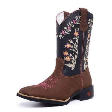 Imagem de Bota Texana Jna Shoes Country Cano Longo Western Feminina-Feminino