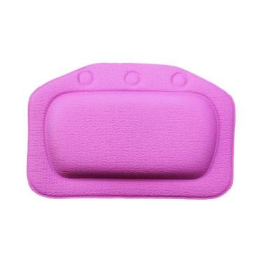 Imagem de Almofada De Banho SPA Ecológica De 6 Cores 130G, Suporte De Pescoço Ma