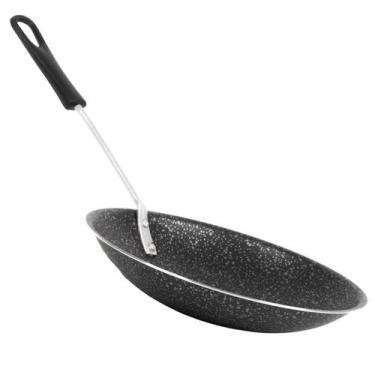 Imagem de Frigideira Panquequeira Antiaderente 18cm Preto Nacional - Alumínio Na