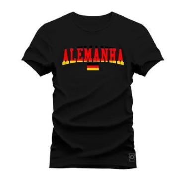 Imagem de Camiseta Unissex Algodão Confortável Alemanha-Unissex