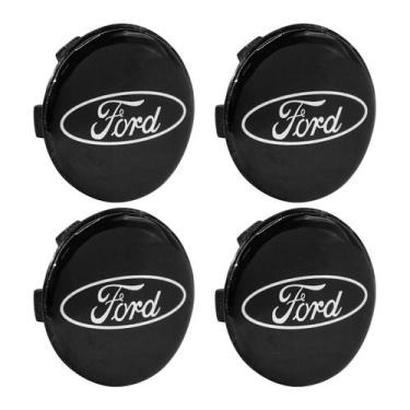 Imagem de Jogo Calota Meio Roda Porta Logo Binno 56mm Emblema Resinado - DCAPS