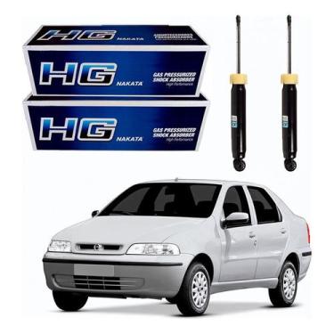 Imagem de Par Amortecedor Traseiro Fiat Siena 1.0 1.3 2001 A 2003 - Nakata