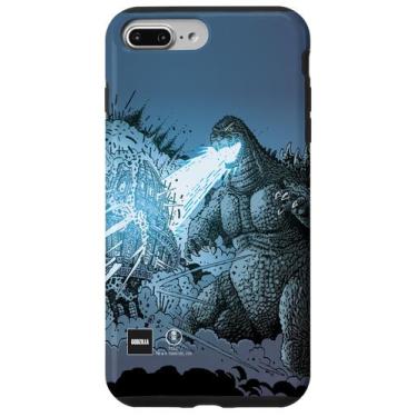 Imagem de Capa Godzilla Arte em Quadrinhos Ataque de Raio de Calor para iPhone 7